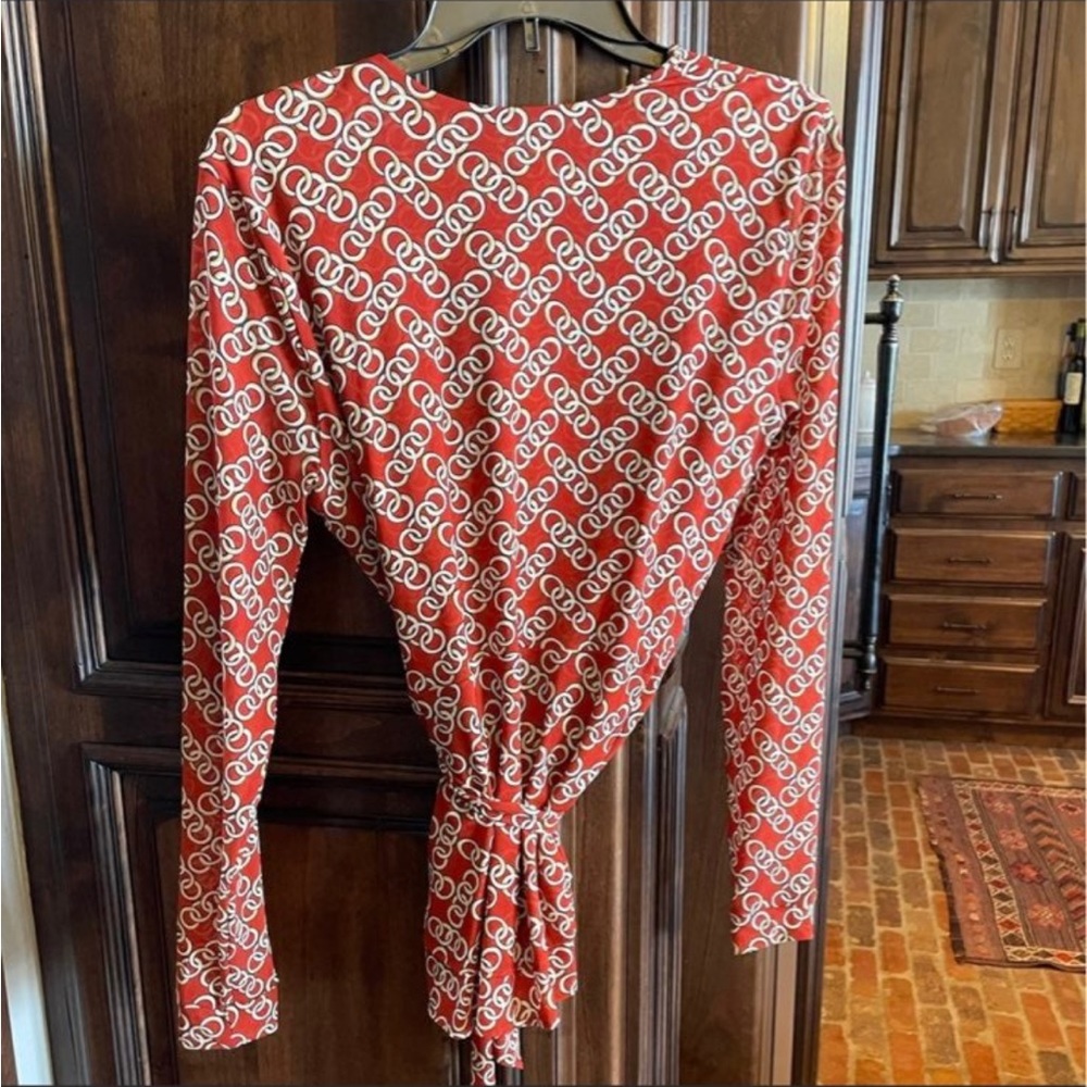 Cabi Ringleader wrap top - Picture 2 of 5